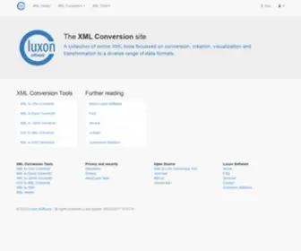 Luxonsoftware.com(Luxon Software Data Converters) Screenshot