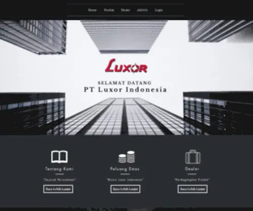 Luxor.co.id Screenshot