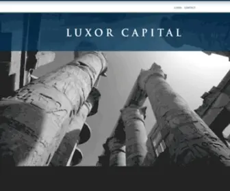 Luxorcap.com(Luxor Capital Group) Screenshot