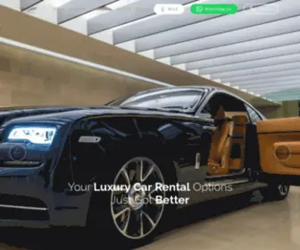 Luxorides.com(Luxury Car Rental in India) Screenshot