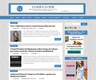 Luxoseluxos.com.br(Luxos e Luxos) Screenshot