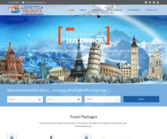 Luxotticaholidays.com(Luxottica Holidays) Screenshot