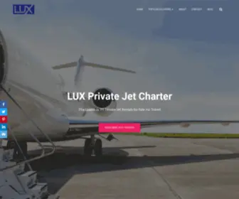 Luxprivatejetcharter.com(Private Jet Charter) Screenshot