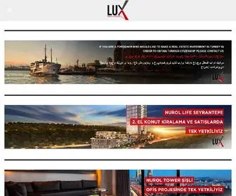 Luxproperties.com.tr(Lux Properties) Screenshot