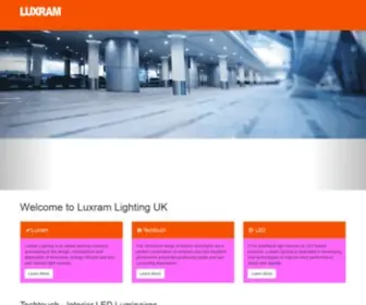 Luxram.co.uk(Luxram Lighting) Screenshot