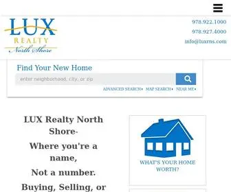 Luxrealtynorthshore.com(Time to Move) Screenshot