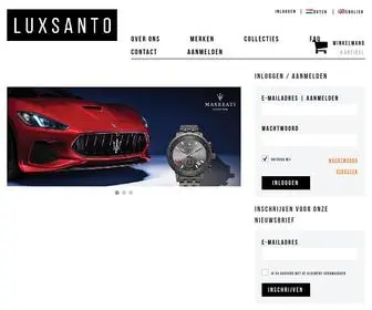 Luxsanto.com(Exclusive watch brands) Screenshot