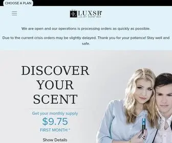 Luxsb.com(Discover your scent at LUXSB) Screenshot