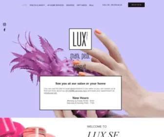 Luxsf.net(Toxic Free Nail Salon) Screenshot