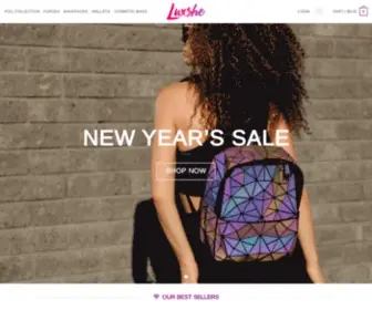 Luxshe.com(Unique Bags) Screenshot