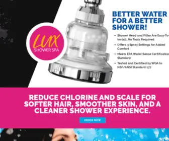 Luxshowerspa.com(Lux Shower Spa) Screenshot