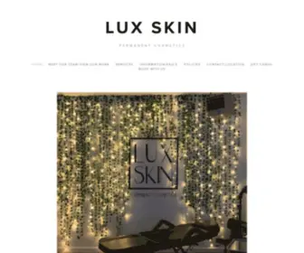 Luxskincosmetics.com(Lux Skin) Screenshot