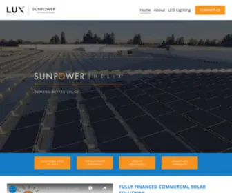 Luxsolutions.solar(Lux Solutions) Screenshot