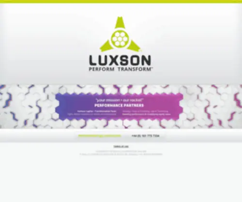 Luxson.com(Perform Transform) Screenshot