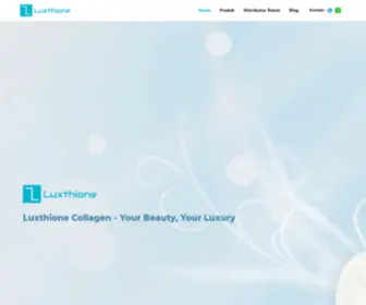 Luxthione.com(Distributor Collagen Luxthione) Screenshot