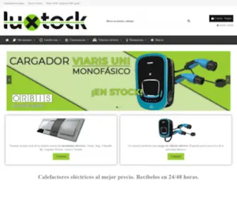 Luxtock.com(Ofrecemos el mejor material eléctrico con nuestro amplio catálogo de venta online) Screenshot