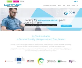 Luxtrust.com(Autorité) Screenshot