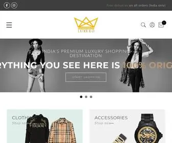 Luxulo.in(India's Premium Luxury Shopping Destination) Screenshot