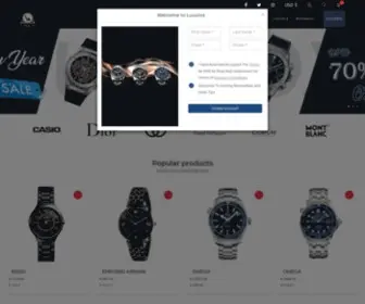 Luxulox.com(Branded First Copy Watches) Screenshot