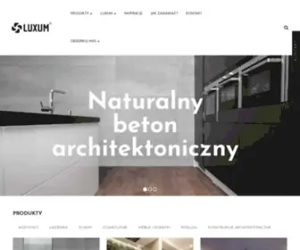 Luxum.pl(Beton Architektoniczny) Screenshot