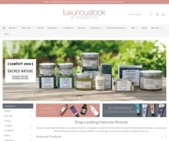Luxuriouslook.co.uk(Luxury Haircare) Screenshot