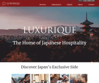 Luxurique.com(Luxurique) Screenshot