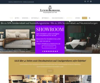 Luxury-Bedrooms.de(Boxspringbetten Berlin) Screenshot