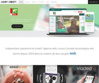 Luxury-Concept.com(Agence créative) Screenshot