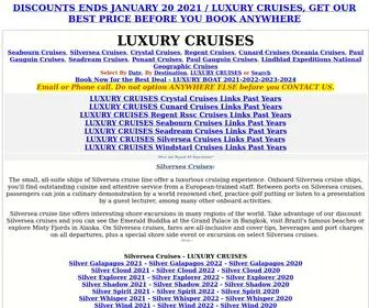 Luxury-Cruises.info(Luxury Cruises Crystal) Screenshot