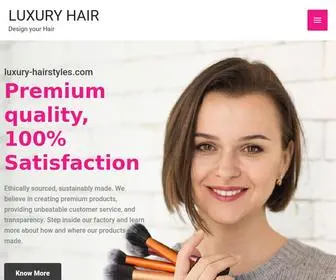 Luxury-Hairstyles.com(Design your Hair) Screenshot