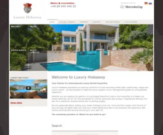 Luxury-Hideaway.com(Ibiza) Screenshot