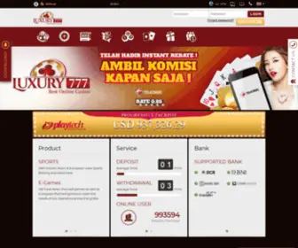 Luxury777Sukses.com Screenshot