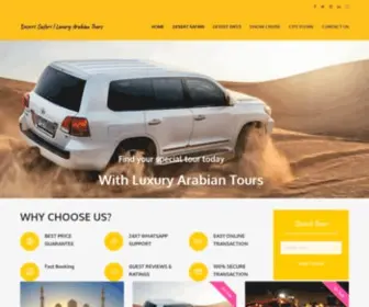 Luxuryarabiantours.com(Desert Safari Dubai) Screenshot