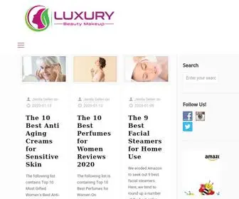 Luxurybeautymakeup.com(Best makeup blog) Screenshot