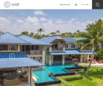 Luxurybigisland.com(Luxury Big Island) Screenshot
