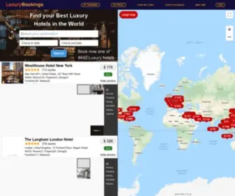 Luxurybookings.world(Best Luxury Hotels of the World) Screenshot