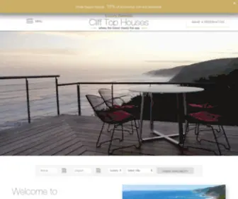 Luxurycaperetreat.com(Our Garden Route luxury accommodation villas) Screenshot