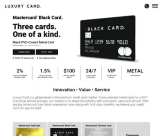 Luxurycard.com(Luxury Card) Screenshot