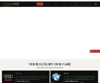 Luxurycare.in(Car services) Screenshot