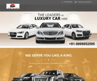 Luxurycarrentaldelhi.in(Luxury Car Rental Delhi) Screenshot