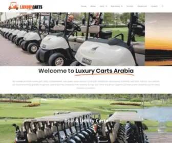 Luxurycartsarabia.com(Luxury Carts Arabia) Screenshot