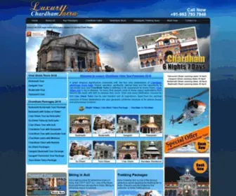 Luxurychardhamyatra.in(Chardham Yatra Packages) Screenshot