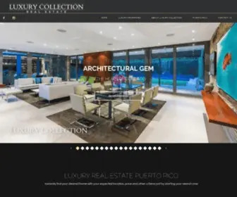 Luxurycollectionrealestate.com(Puerto Rico Real Estate) Screenshot