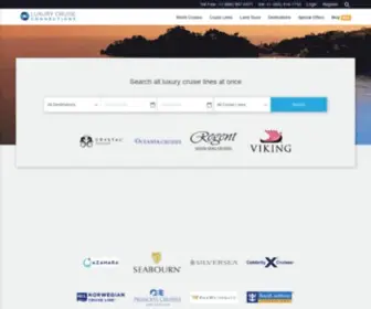 Luxurycruiseconnections.com(Luxury Cruise Lines) Screenshot