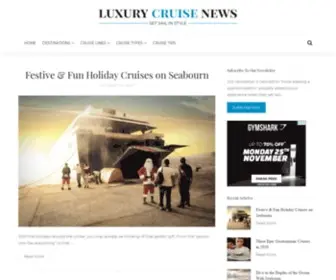 Luxurycruisenews.com(Cruise) Screenshot