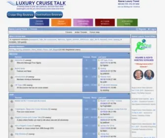 Luxurycruisetalk.com(Luxurycruisetalk) Screenshot