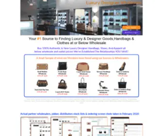Luxurydesignerwholesale.com(Luxury Designer Wholesale) Screenshot