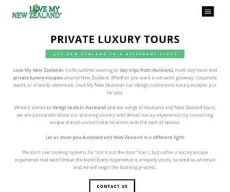 Luxuryescapesnz.com(Luxury Tours NZ) Screenshot