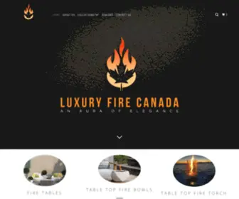 Luxuryfirecanada.com(Luxury Fire Canada) Screenshot