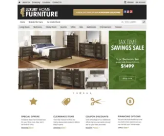 Luxuryhomefurniture.net(Luxury Home Furniture) Screenshot